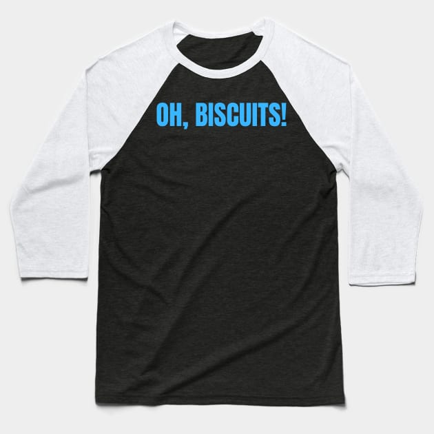 Oh Biscuits bluey Baseball T-Shirt by Shirt Tube